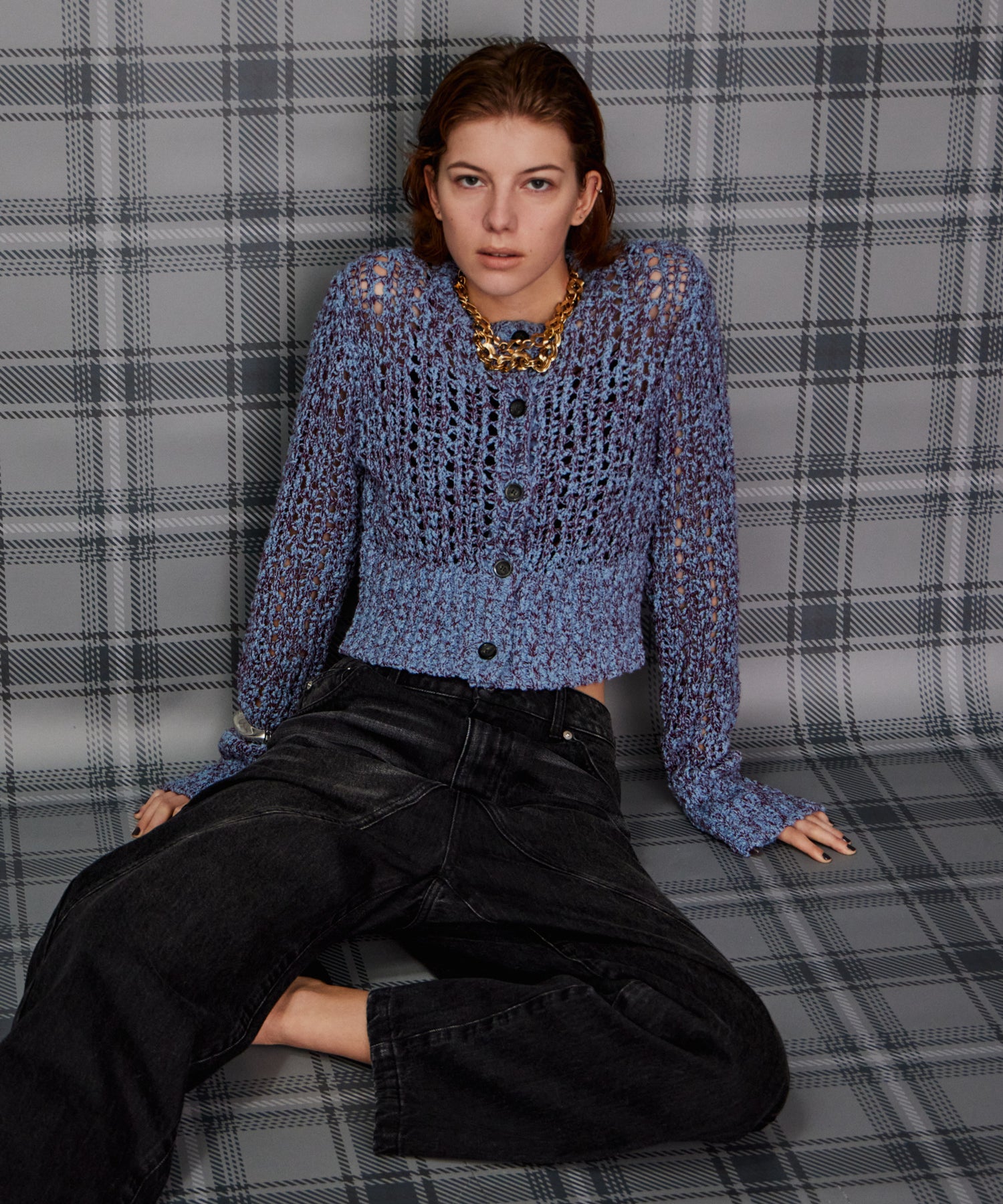 【26AUTUMN PRE-ORDER】Mesh Slub Compact Cardigan