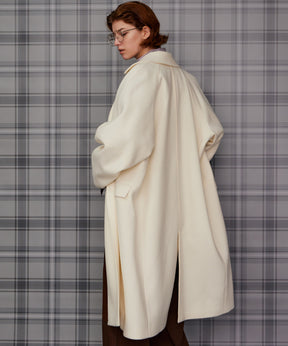 【26AUTUMN PRE-ORDER】Super 140 Balloon Sleeve Wool Long Coat