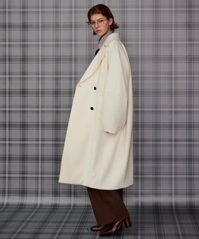 【26AUTUMN PRE-ORDER】Super 140 Balloon Sleeve Wool Long Coat