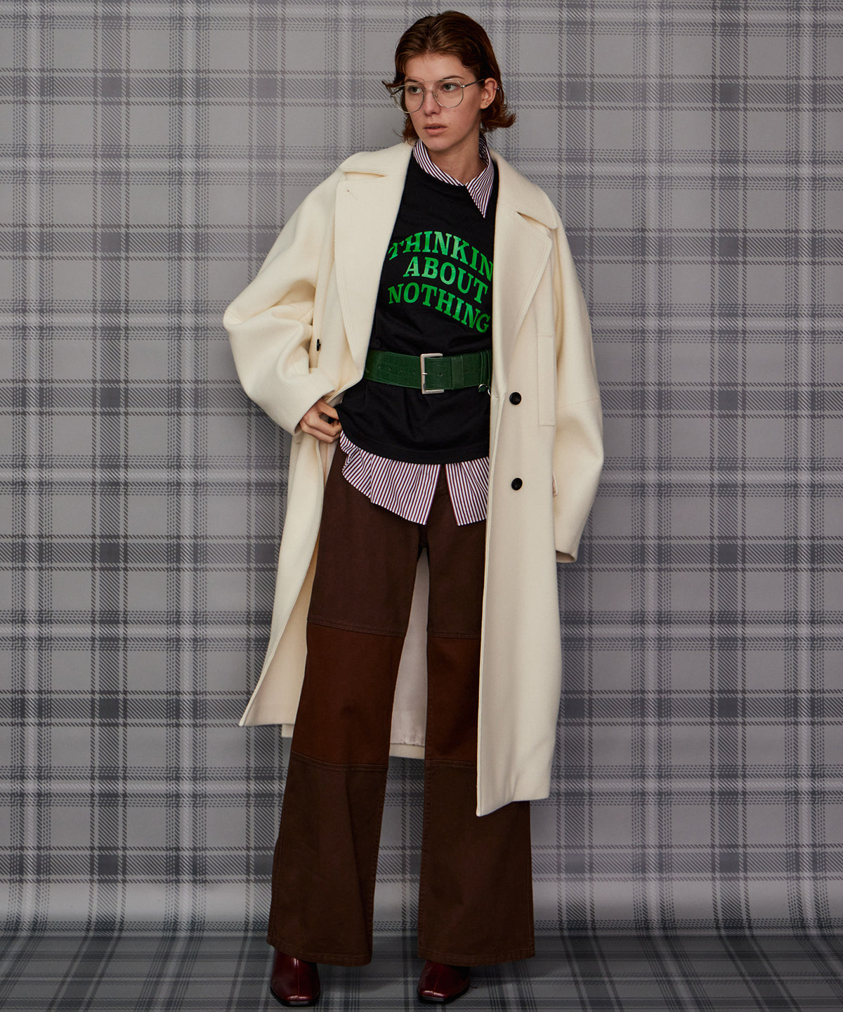【26AUTUMN PRE-ORDER】Super 140 Balloon Sleeve Wool Long Coat