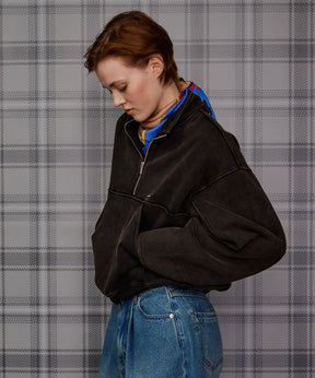 【26AUTUMN PRE-ORDER】Short Half-Zip Sweatshirt