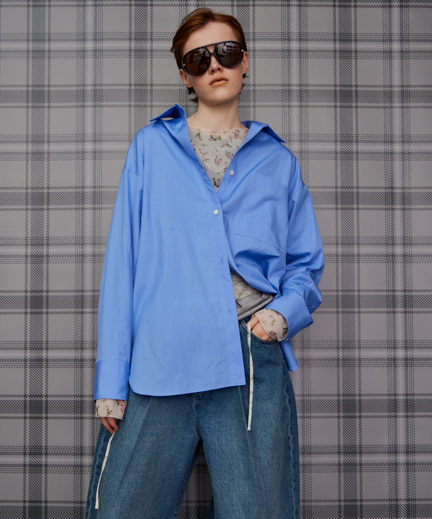 【26AUTUMN PRE-ORDER】Sheer Layered Drape Top