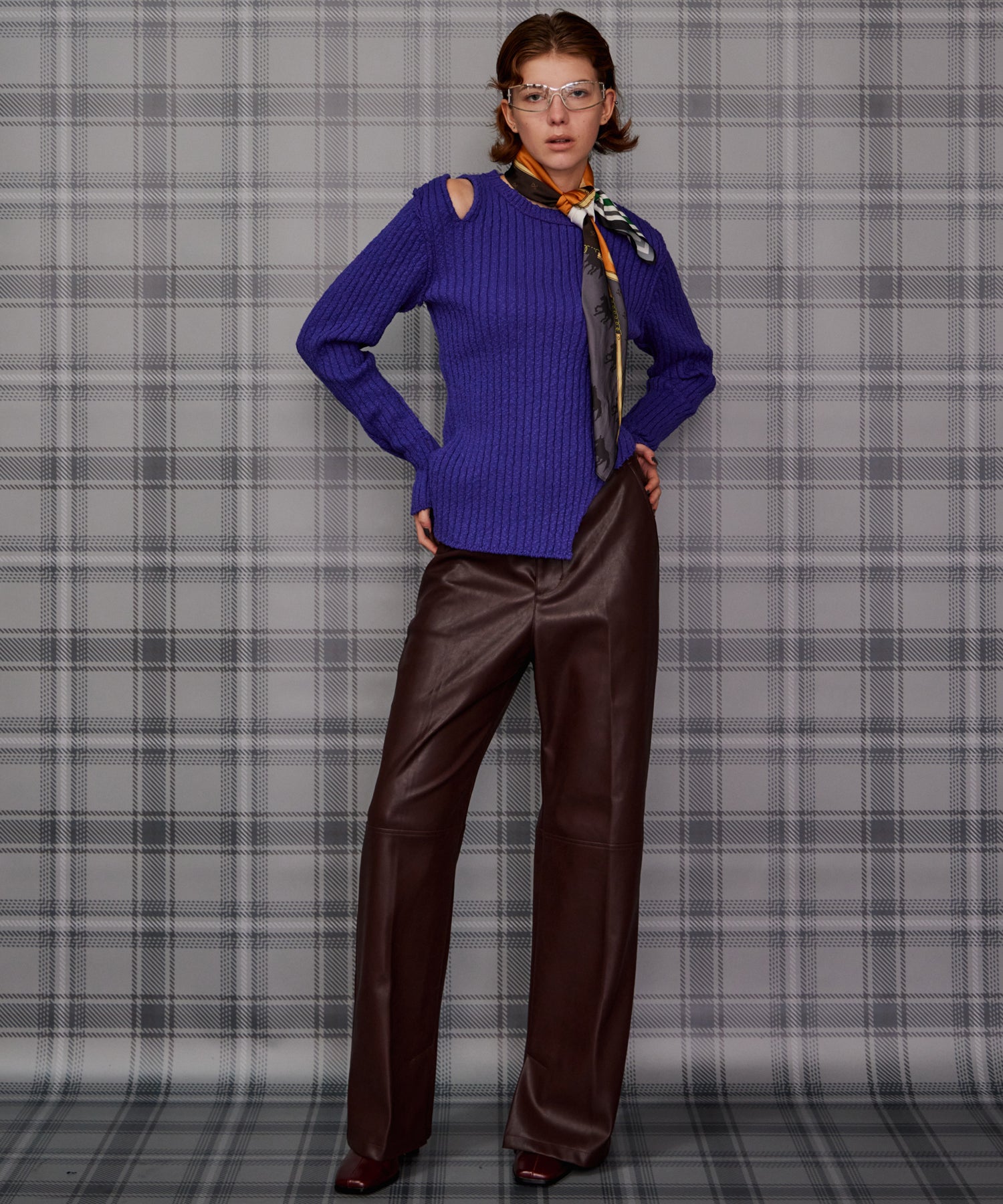 【26AUTUMN PRE-ORDER】Straight Vegan Leather Pants