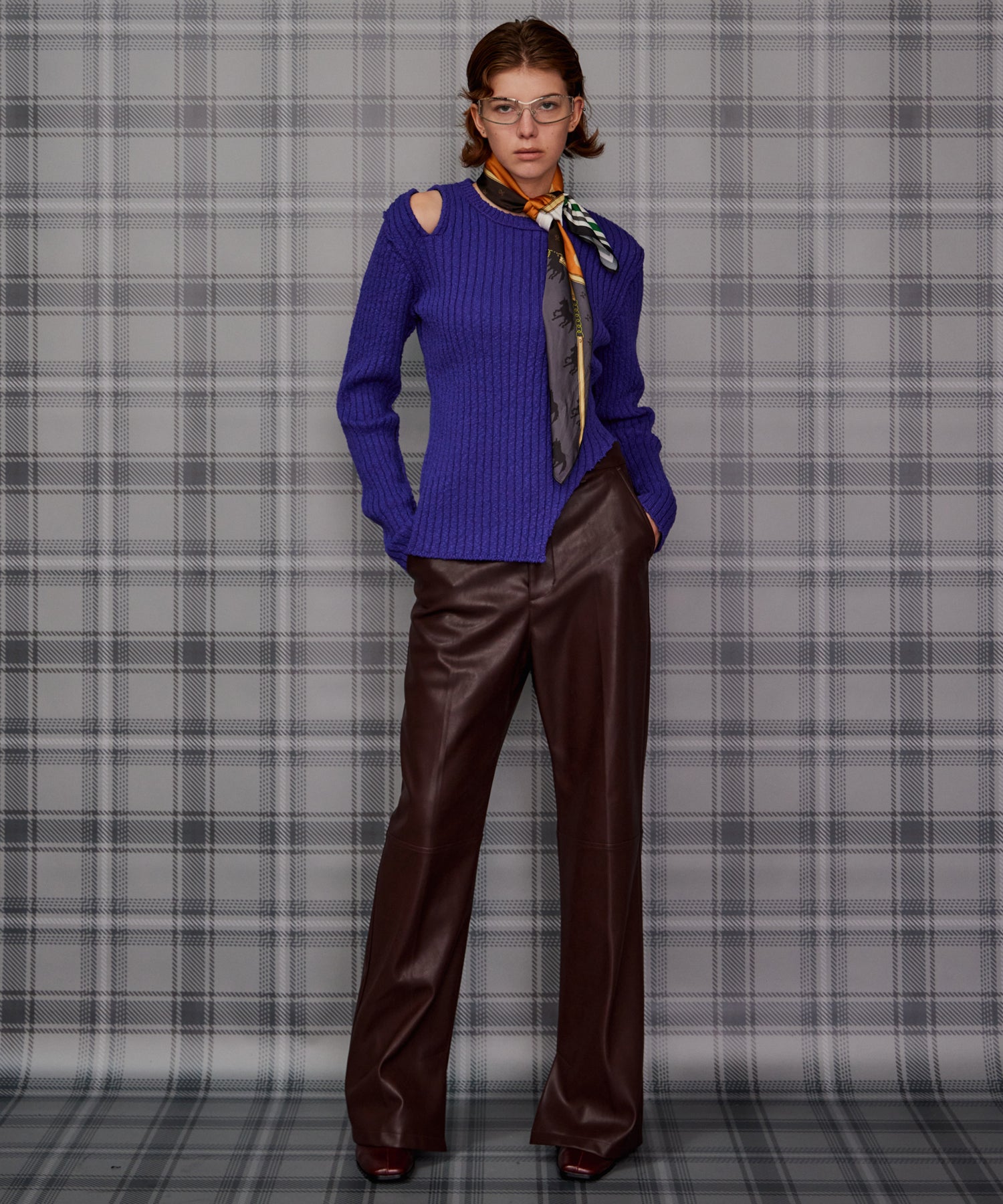 【26AUTUMN PRE-ORDER】Straight Vegan Leather Pants