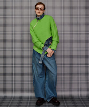 【26AUTUMN PRE-ORDER】Denim Short Trench Coat