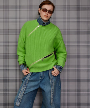 【26AUTUMN PRE-ORDER】Zipper Knit