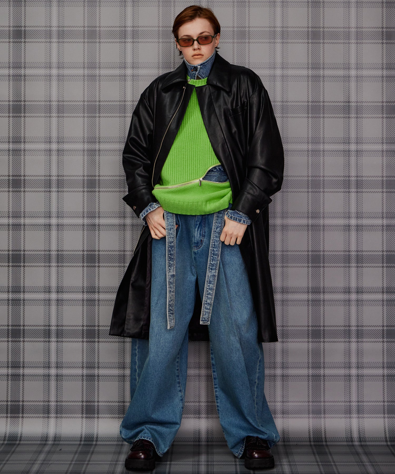 【26AUTUMN PRE-ORDER】Denim Short Trench Coat