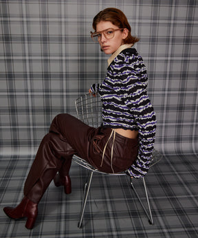 【26AUTUMN PRE-ORDER】Straight Vegan Leather Pants