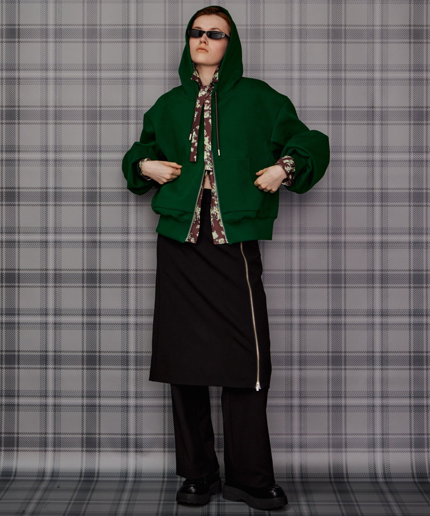 【26AUTUMN PRE-ORDER】Zipper Skirt Set Pants