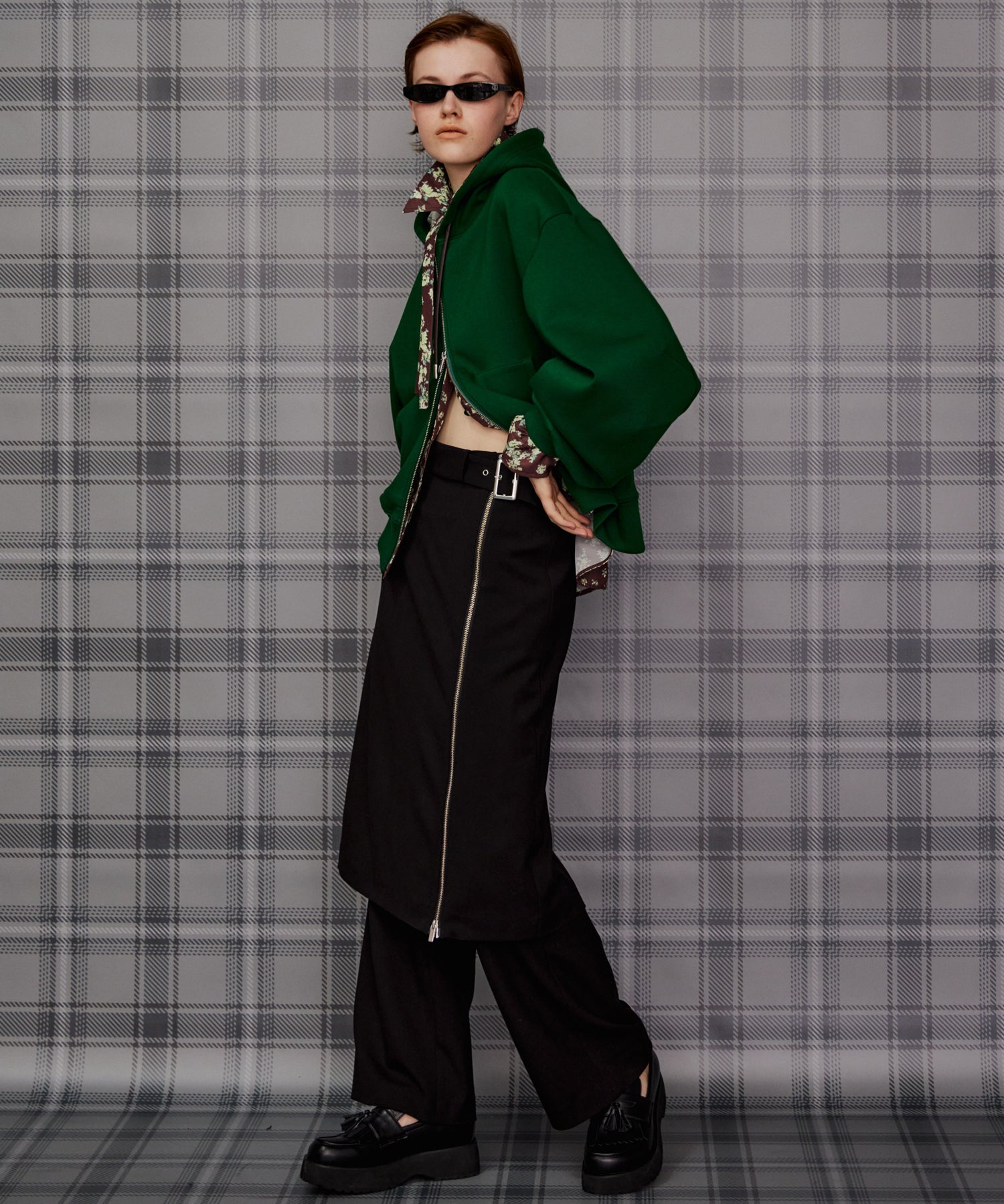 【26AUTUMN PRE-ORDER】Zipper Skirt Set Pants