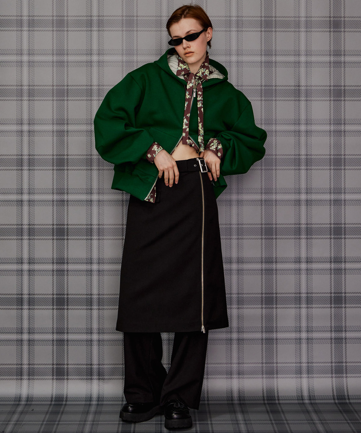 【26AUTUMN PRE-ORDER】Zipper Skirt Set Pants
