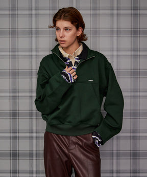 【26AUTUMN PRE-ORDER】Short Half-Zip Sweatshirt
