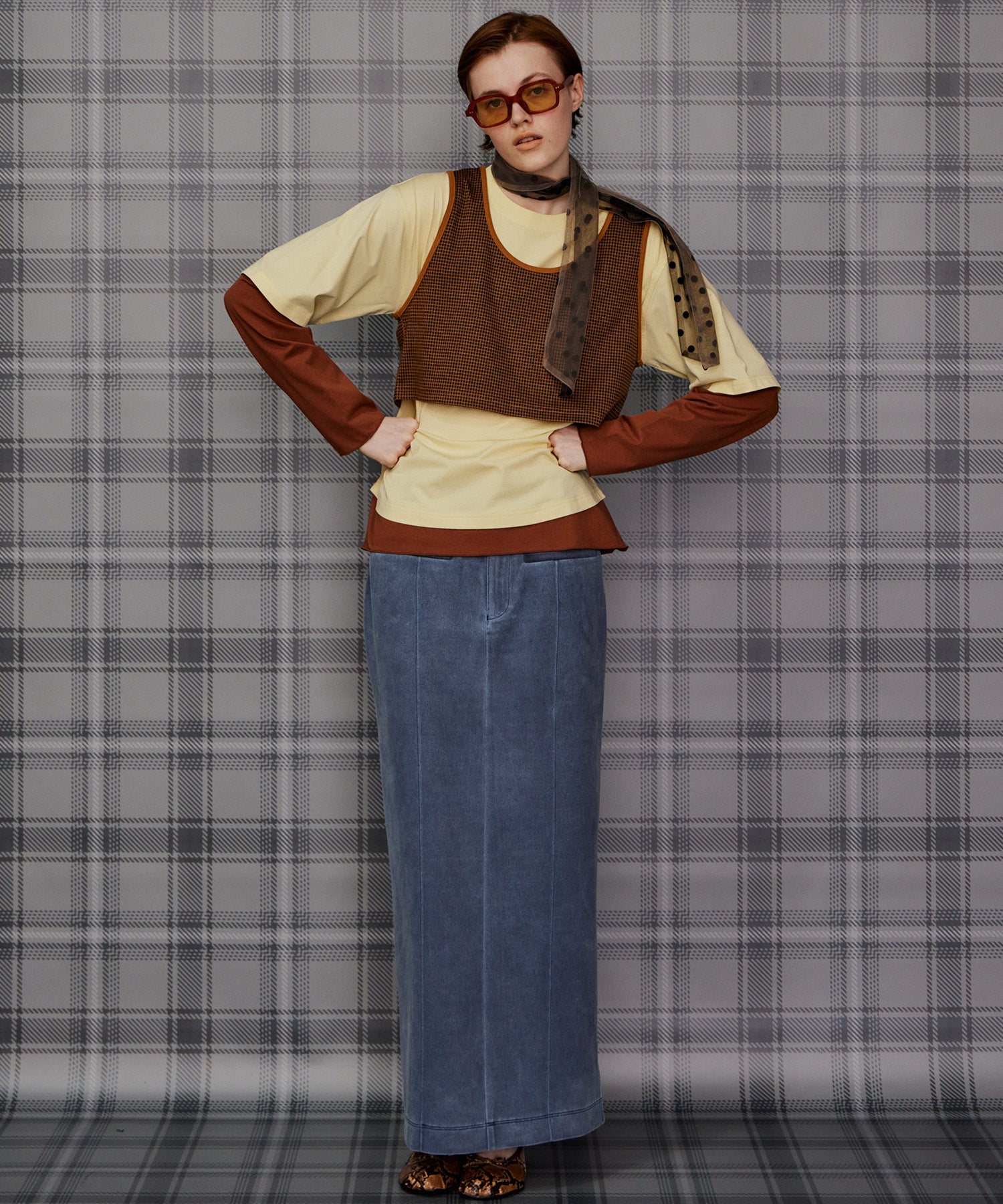 【26AUTUMN PRE-ORDER】Bio-Wash Tight Skirt