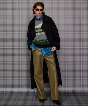 【26AUTUMN PRE-ORDER】Flower Embroidery Velour Overshirt