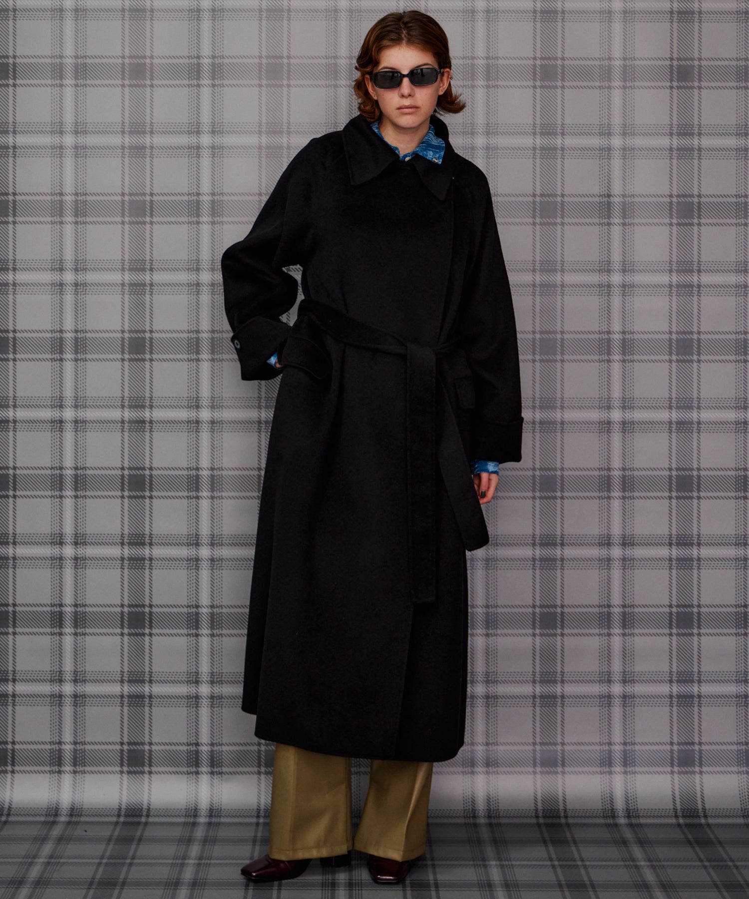 【26AUTUMN PRE-ORDER】Cashmere Blend Double-Face Gown Coat