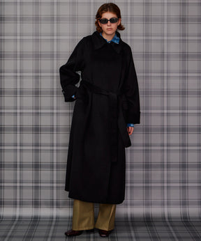 【26AUTUMN PRE-ORDER】Cashmere Blend Double-Face Gown Coat