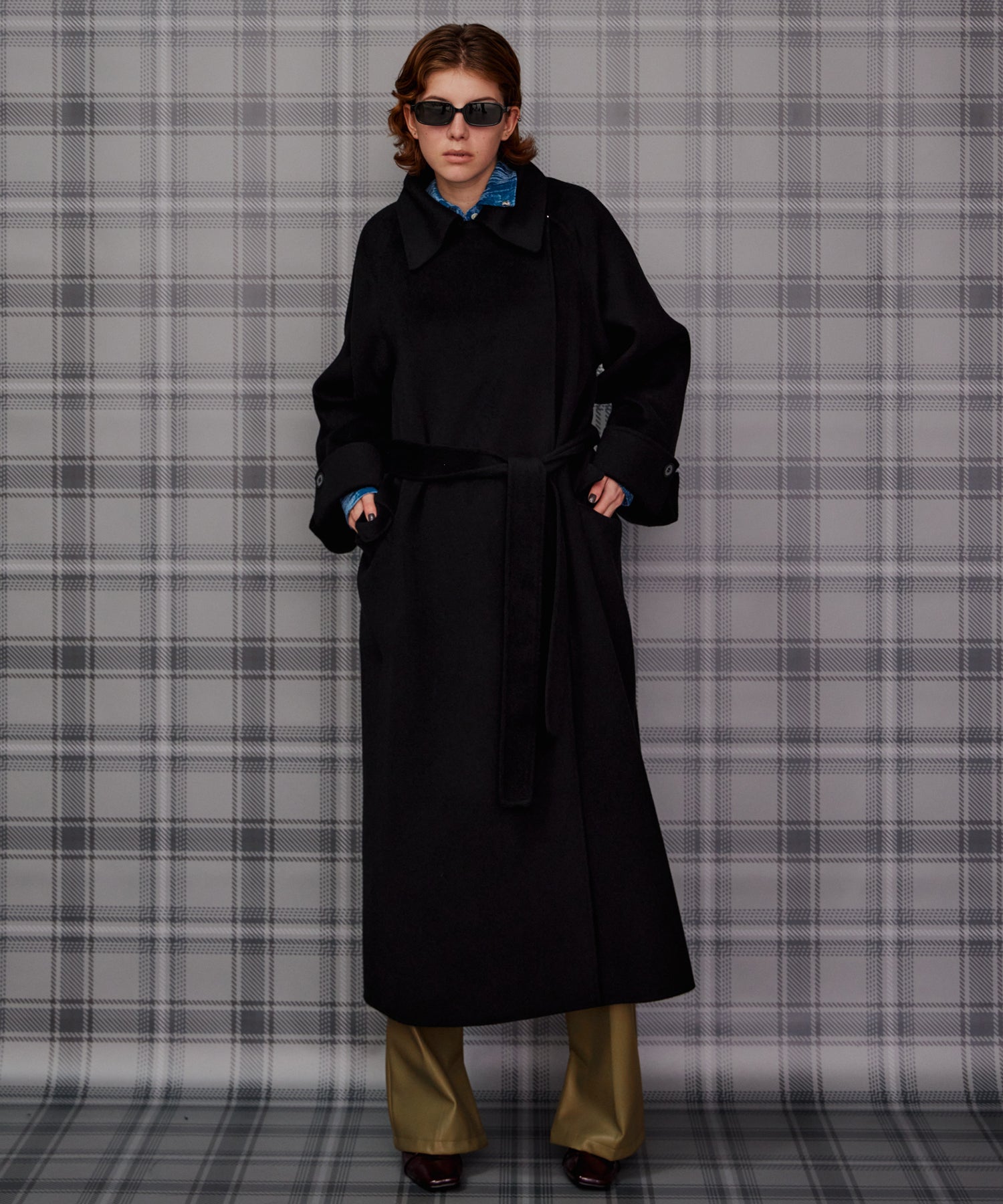 【26AUTUMN PRE-ORDER】Cashmere Blend Double-Face Gown Coat