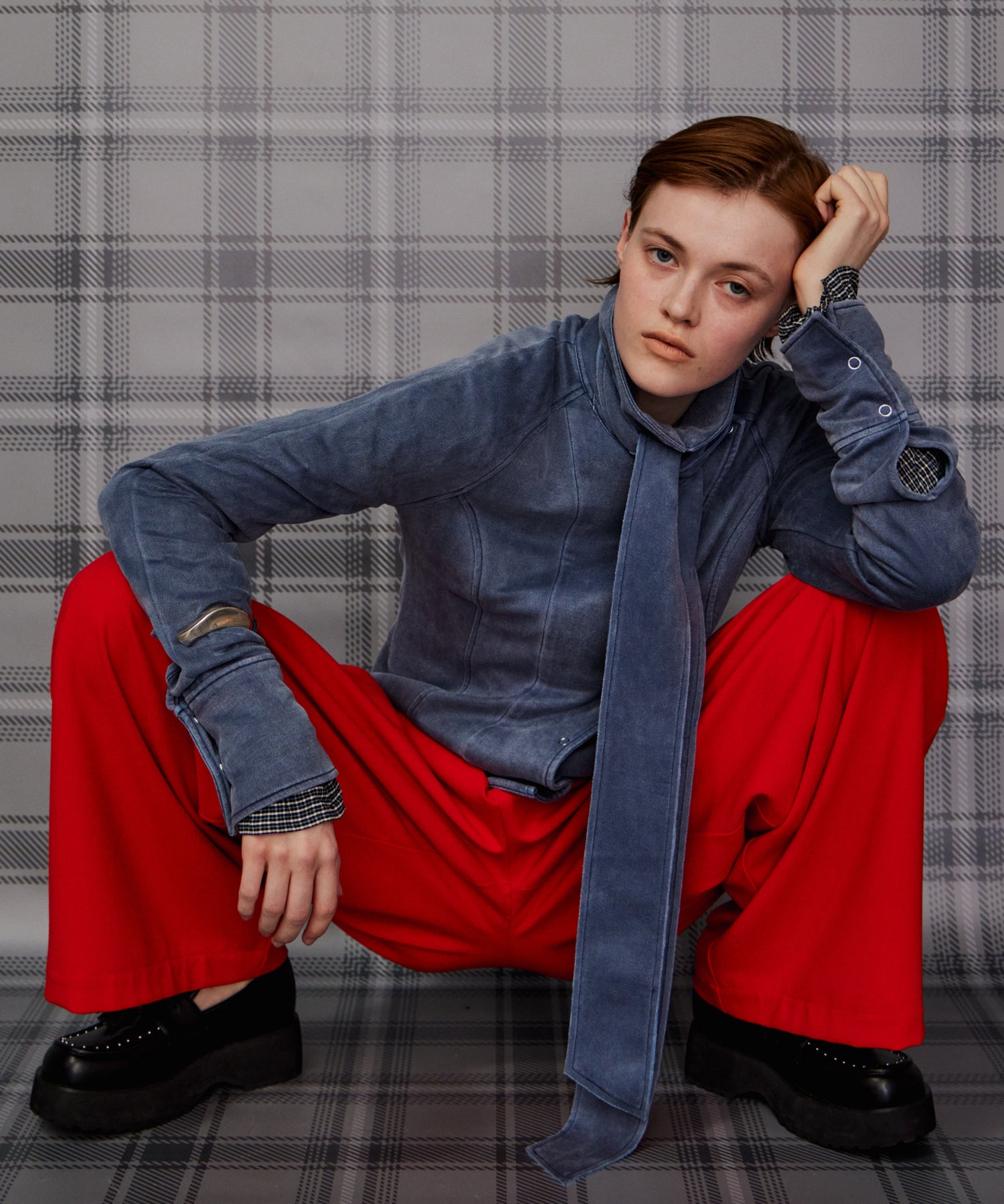 【26AUTUMN PRE-ORDER】Bio-Wash Slim Shirt with Tie