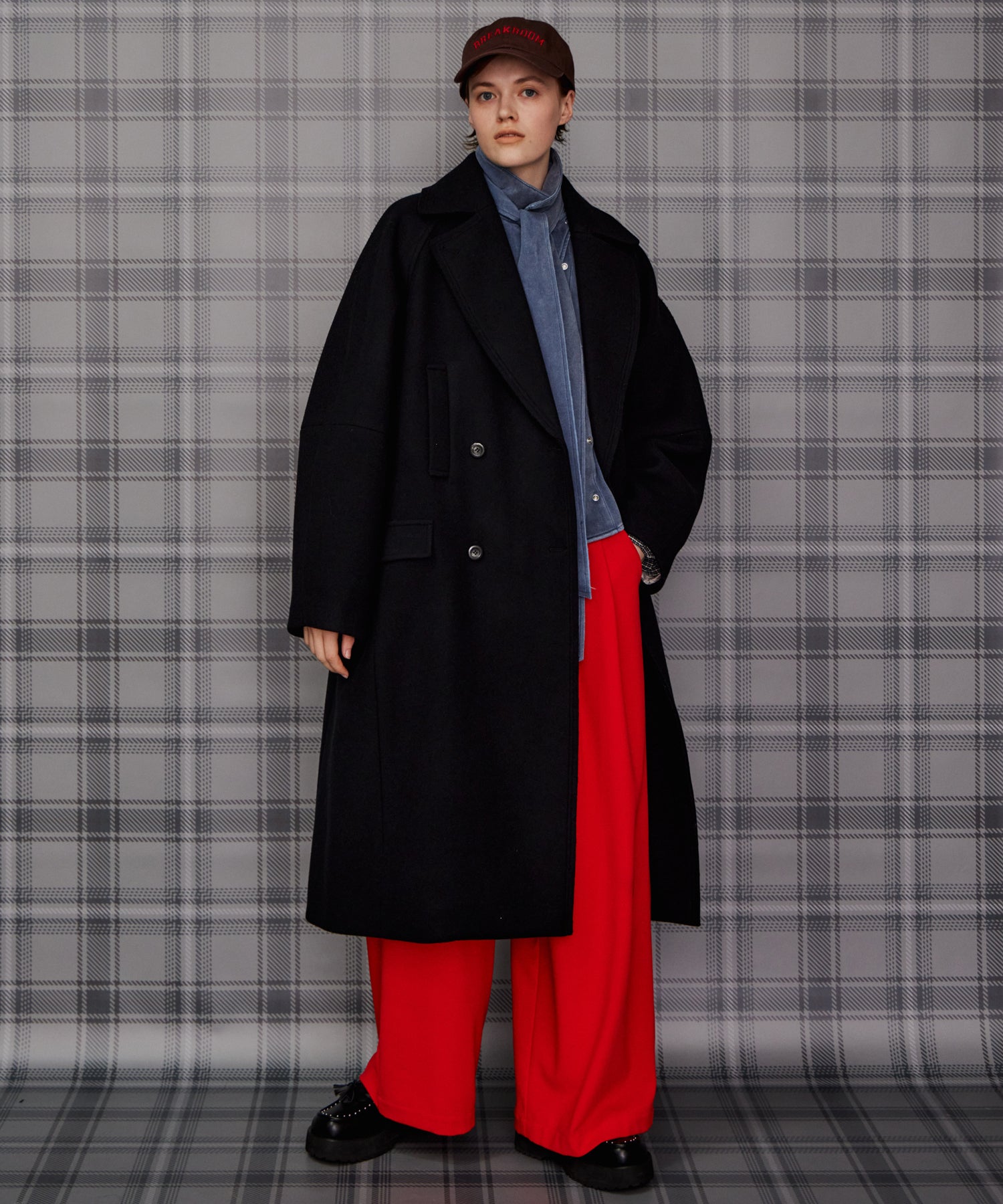 【26AUTUMN PRE-ORDER】Super 140 Balloon Sleeve Wool Long Coat