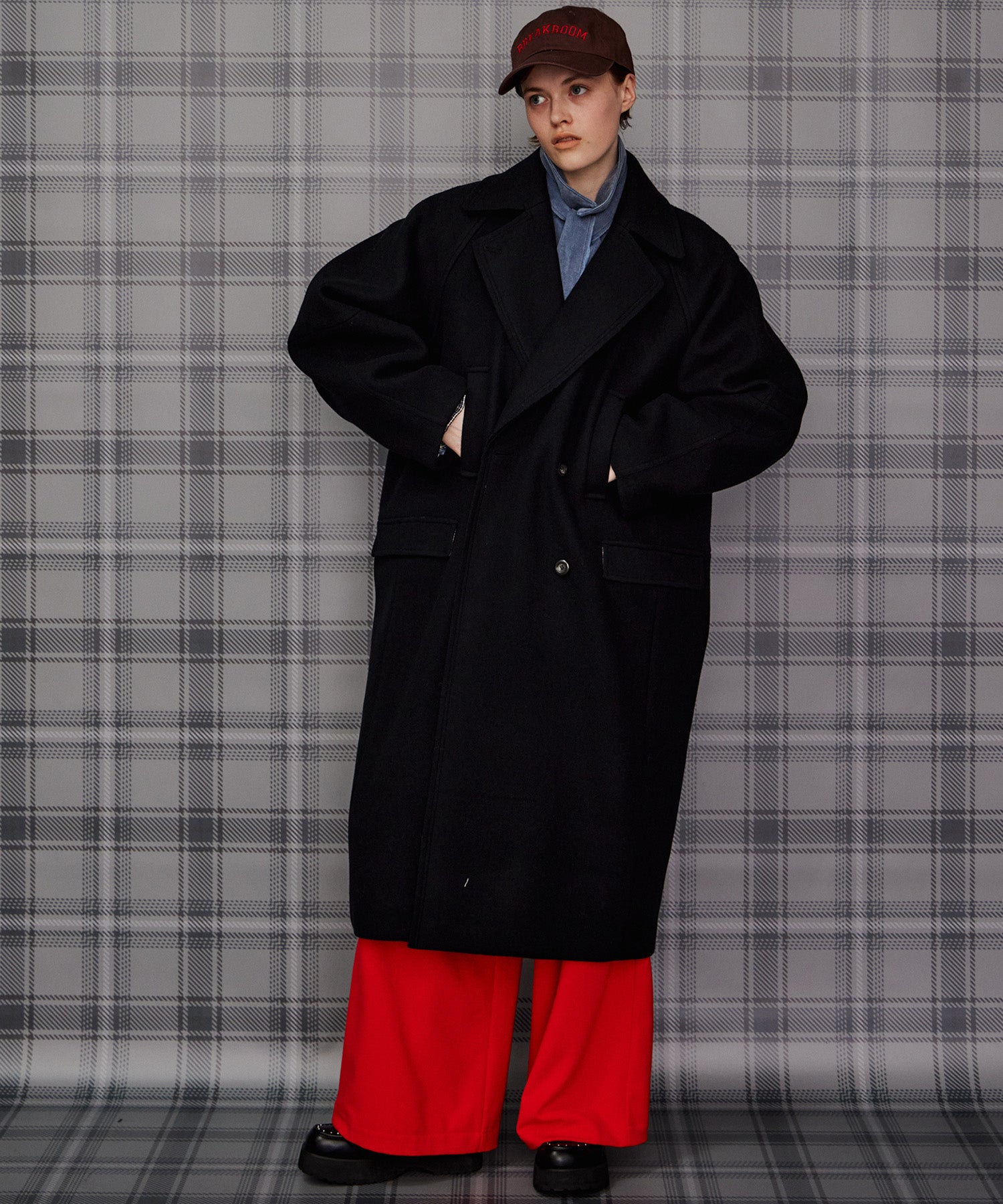 【26AUTUMN PRE-ORDER】Super 140 Balloon Sleeve Wool Long Coat