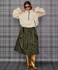 2WAY MA-1-Like Military Mini Dress