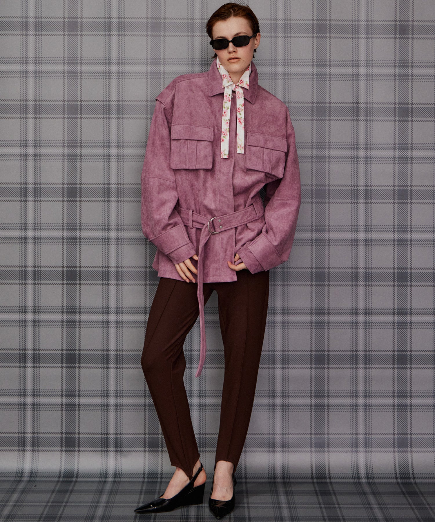 【26AUTUMN PRE-ORDER】Faux Suede Blouson