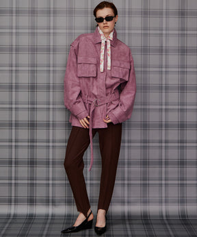 【26AUTUMN PRE-ORDER】Faux Suede Blouson