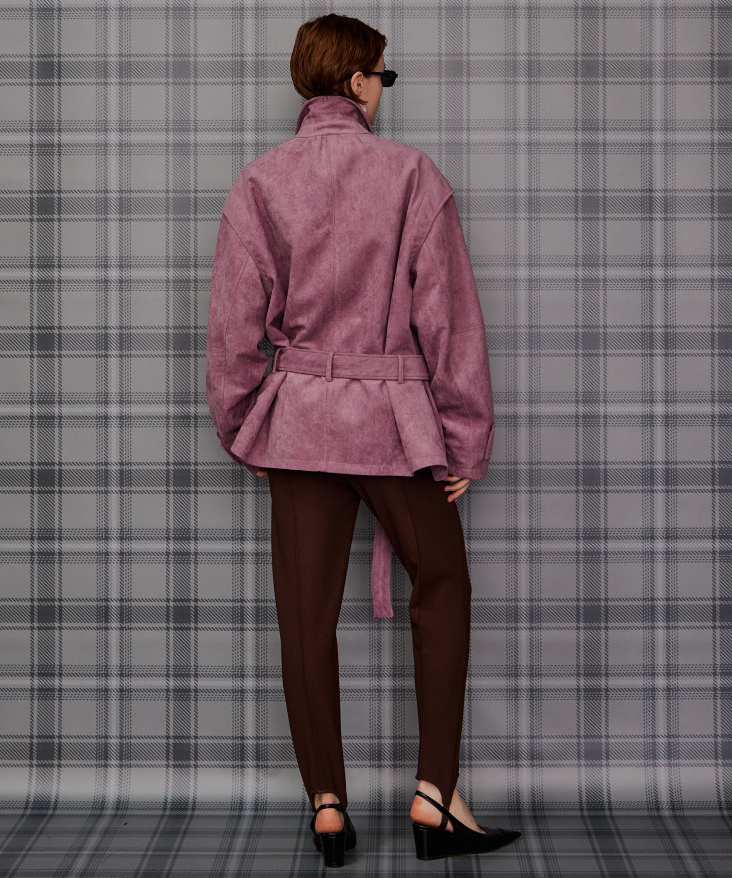 【26AUTUMN PRE-ORDER】Pintuck Stretch Stirrup Pants