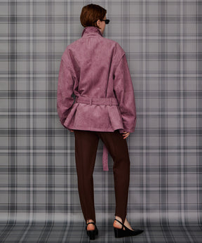 【26AUTUMN PRE-ORDER】Pintuck Stretch Stirrup Pants