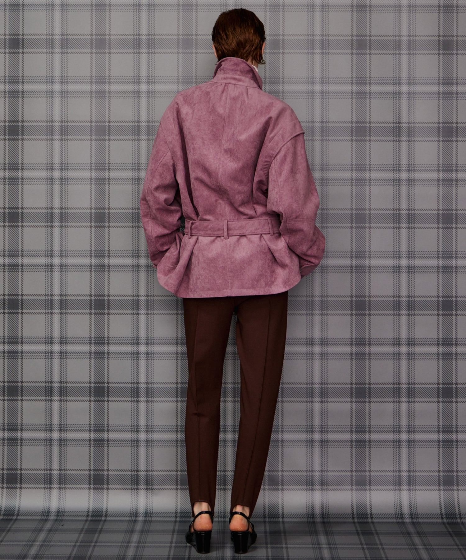 【26AUTUMN PRE-ORDER】Pintuck Stretch Stirrup Pants