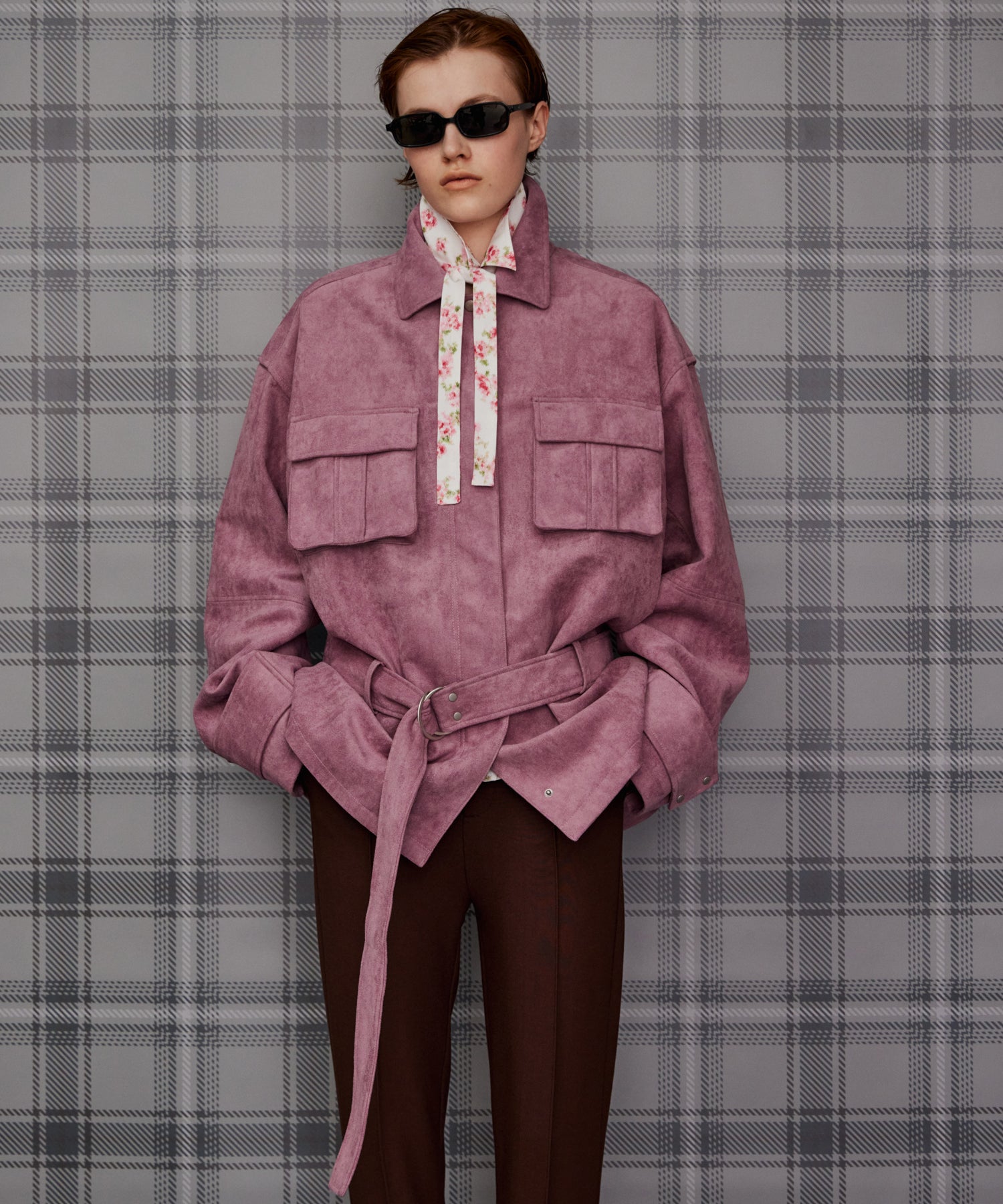 【26AUTUMN PRE-ORDER】Faux Suede Blouson