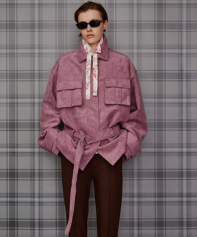 【26AUTUMN PRE-ORDER】Faux Suede Blouson