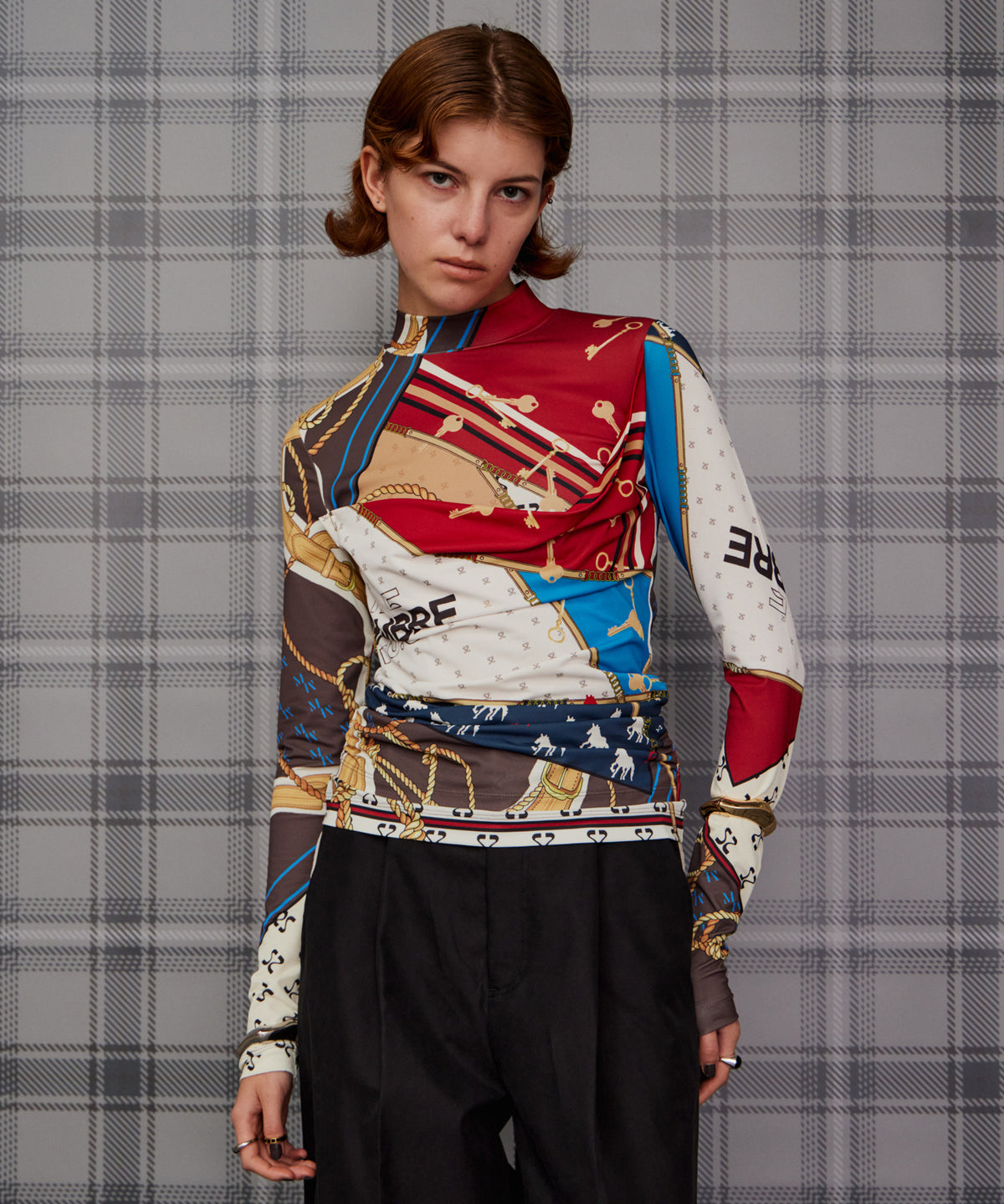 【26AUTUMN PRE-ORDER】CHAMBRE Scarf Top