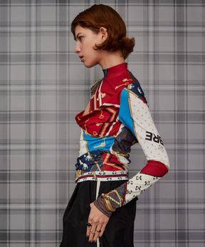 【26AUTUMN PRE-ORDER】CHAMBRE Scarf Top