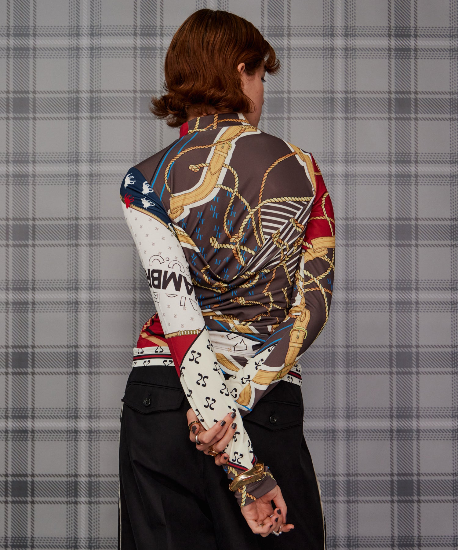 【26AUTUMN PRE-ORDER】CHAMBRE Scarf Top