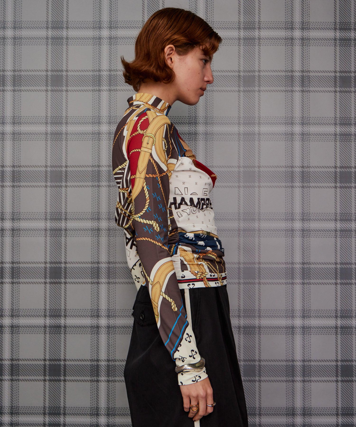 【26AUTUMN PRE-ORDER】CHAMBRE Scarf Top