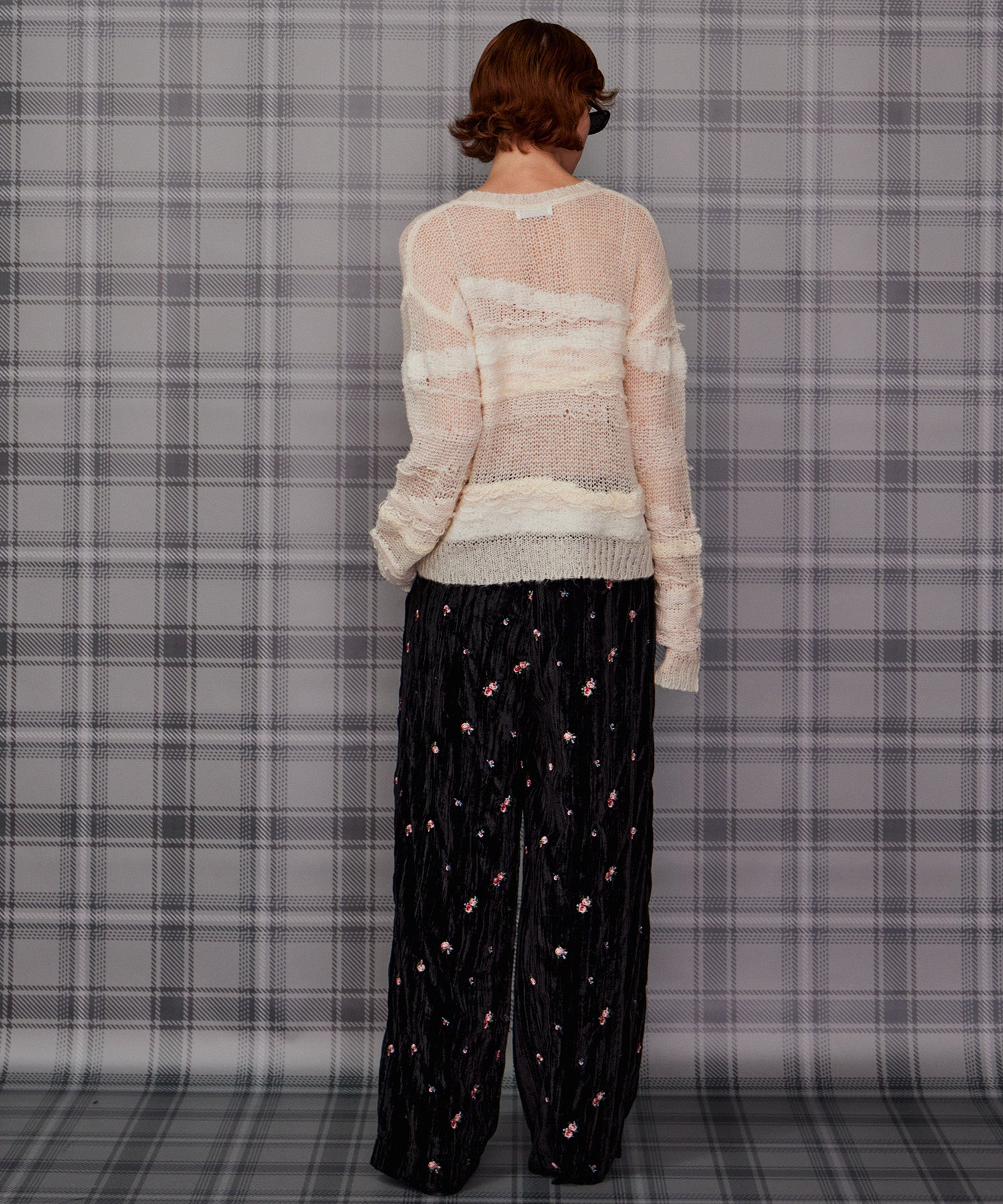 【26AUTUMN PRE-ORDER】Multi-Border Sheer Knit