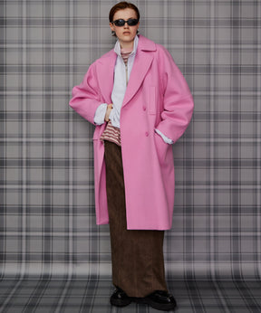 【26AUTUMN PRE-ORDER】Super 140 Balloon Sleeve Wool Long Coat