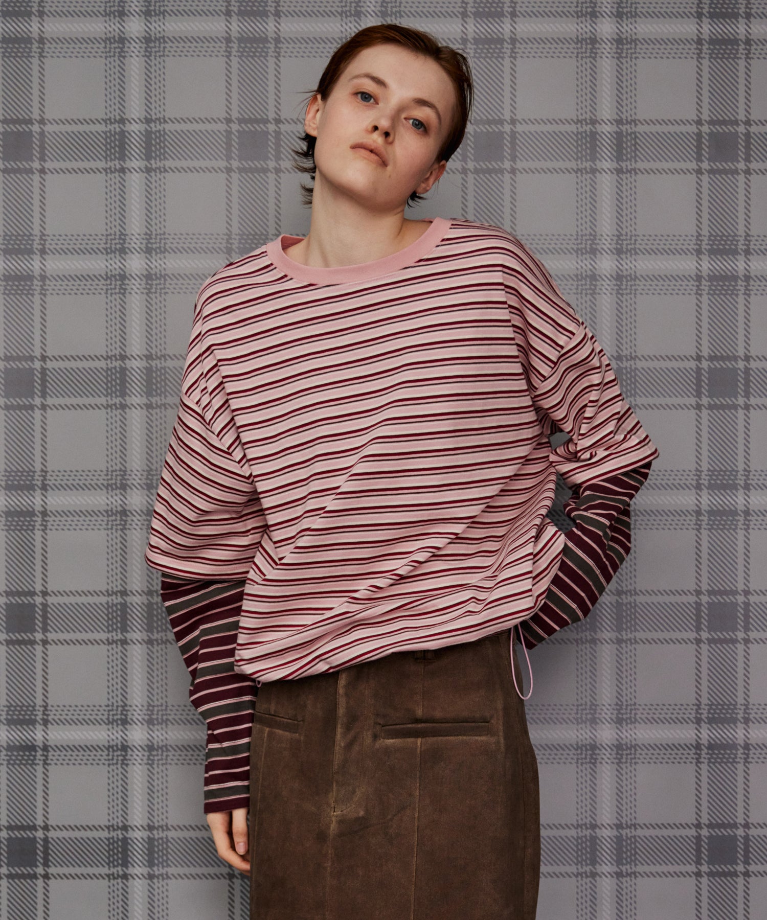 【26AUTUMN PRE-ORDER】Double Border T-Shirt