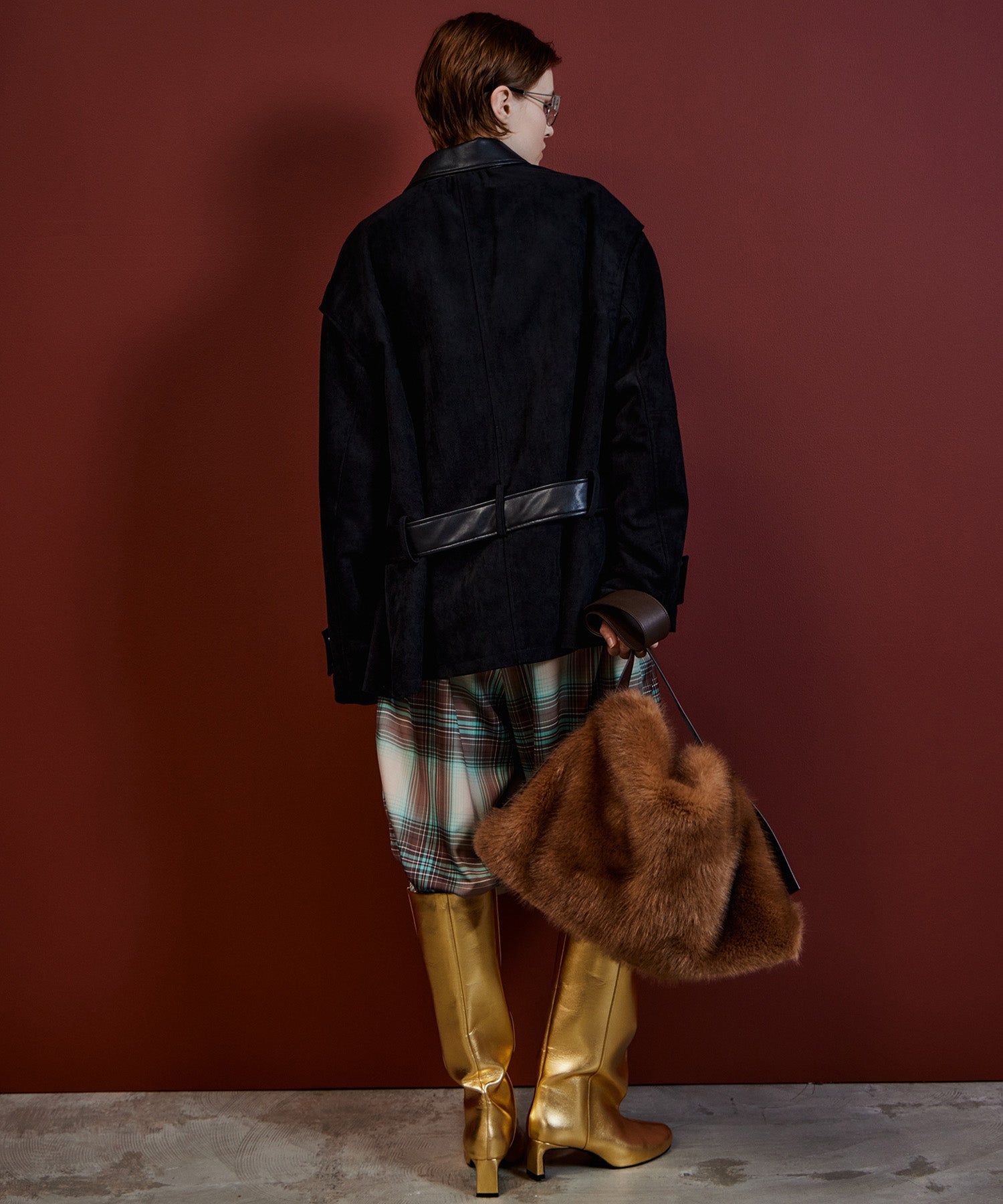 【26AUTUMN PRE-ORDER】Faux Suede Blouson