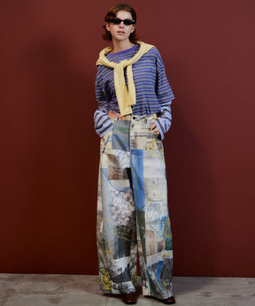【26AUTUMN PRE-ORDER】Collage Drawing Pants