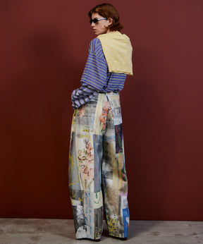 【26AUTUMN PRE-ORDER】Collage Drawing Pants