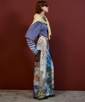 【26AUTUMN PRE-ORDER】Collage Drawing Pants