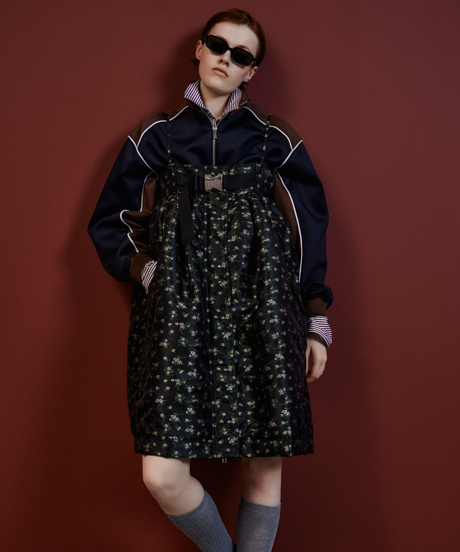 【26AUTUMN PRE-ORDER】2WAY MA-1-Like Military Mini Dress