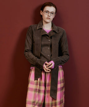 【26AUTUMN PRE-ORDER】Bio-Wash Slim Shirt with Tie