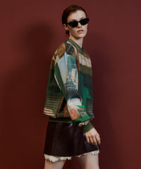 Cityscape Photo Sweatshirt Top