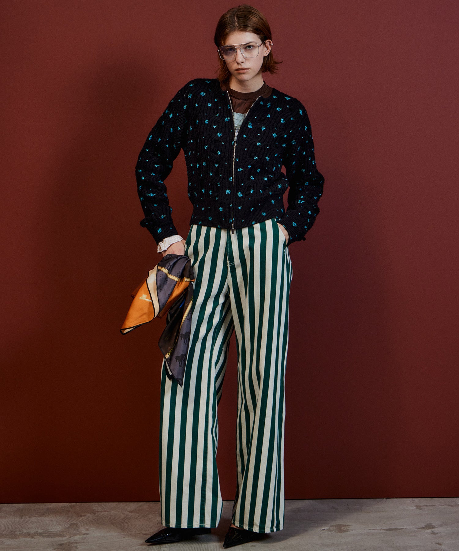 【26AUTUMN PRE-ORDER】Wide Print Pants