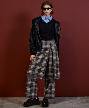 【26AUTUMN PRE-ORDER】Zipper Skirt Set Pants