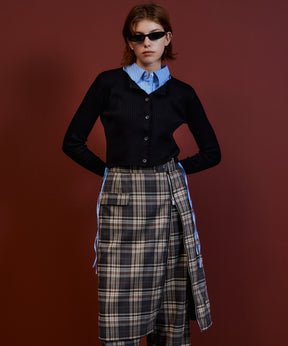 【26AUTUMN PRE-ORDER】Layered Shirt Knit