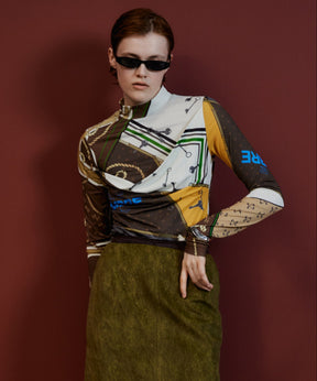 【26AUTUMN PRE-ORDER】CHAMBRE Scarf Top